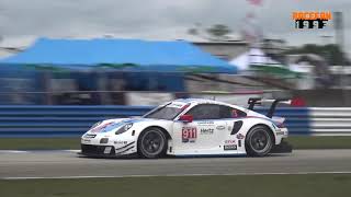 Brumos Porsche 991 RSR pure Sound 24h Le Mans12h Sebring 2019 [upl. by Novonod197]