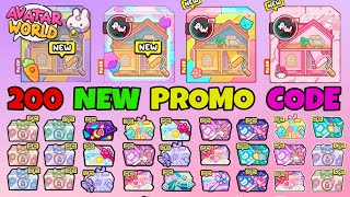 200 NEW PROMO CODE IN AVATAR WORLD 20202024 🌸ALL PROMO CODE 🌸 COLLECTION [upl. by Linda]