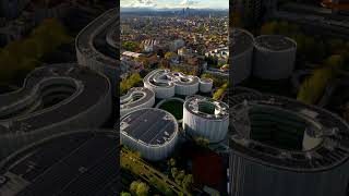 Milano Italy 🇮🇹 Università Bocconi Bocconi University by drone 4K CDA Bocconi Campus [upl. by Novaat]