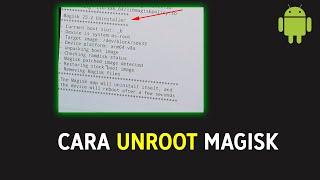 Cara Unroot HP Android Magisk Tanpa TWRP 2022 [upl. by Lesslie]