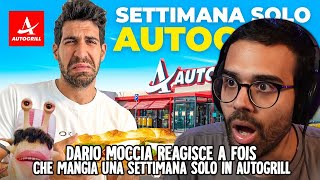 DARIO MOCCIA REAGISCE a FOIS che MANGIA UNA SETTIMANA SOLO in AUTOGRILL [upl. by Clift]