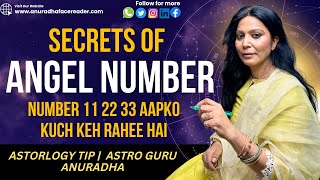 angel number secrets revealed in hindi Angelnumbers anurdhafacereader astrology [upl. by Ashli]