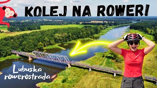 Kolej na rower  lubuski HIT i tajemnicza czerwona małpa🐵 [upl. by Derna]