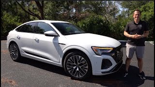 Is the 2024 Audi Q8 etron Sportback a NEW luxury SUV worth the price [upl. by Siletotsira]