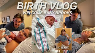 BIRTH VLOG positive birth story  23 hours laboring 👶🏼 [upl. by Harikahs]