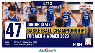 TRIVANDRUM VS ERNAKULAM  47th Jr State Basketball Championship  MenampWomen  Day 3 [upl. by Zwiebel]