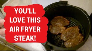 JUICY AIR FRYER STEAK  EASY  DEELICIOUS [upl. by Grimbal]