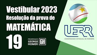 UERR  Vestibular 2023  Questão 19 [upl. by Eirbua]