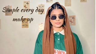 Tshirt ഇടുമ്പോൾ ഇനി ഇങ്ങനെ make up ഇട്ടാൽ മതി simple every day make 💄up majidashafi￼vlog [upl. by Ardin]