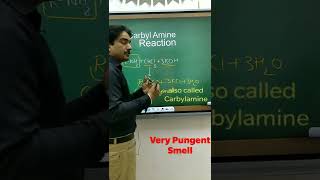 Carbylamine reactionIsocyanideAniline to Phenyl Isocyanideshorts [upl. by Enerol]