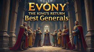 Evony The Kings Return  Best Generals [upl. by Coriss]