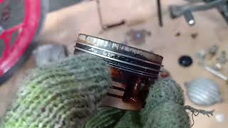 XRM 125 FI TOP OVERHAUL REPLACE BLOCK PISTON WRING VALVE SEAL GASKET RandyMotoVlog [upl. by Rambort]