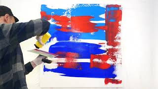 Squeegee painting with Be´shan [upl. by Berghoff]