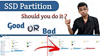 SSD Partition Good OR Bad  Should you divide SSD  HINDI [upl. by Yngiram]