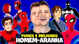 Piores e Melhores HOMEMARANHA DESENHOS [upl. by Godden]