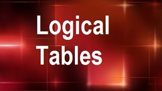 MicroStrategy  Logical Tables  Online Training Video by MicroRooster [upl. by Aleyak]