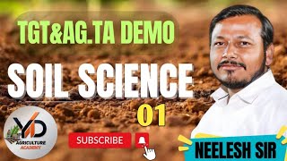 SOIL SCIENCEDEMO1AGTATGTFCIAAONSCWHAT IS SOILDEFINITIONPEDOLOGYEDAPHOLOGYNEELESH SIR [upl. by Kursh]