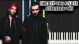 Twenty One Pilots  Stressed Out  Piano Tutorial Synthesia Download MIDI  PDF Scores [upl. by Perla]