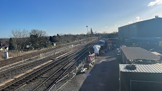 Severn Valley Railway  Live Rail Cam  Kidderminster Diesel Depot [upl. by Ellerret]