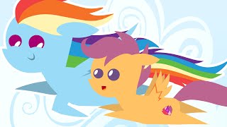 Animation  FLIGHT  Scootaloo Sings PMV MLP [upl. by Ayotak976]