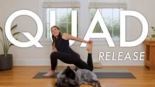 Quad Release  15 minute Yoga Practice [upl. by Eicaj972]