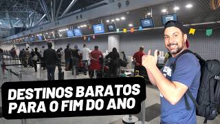 5 DICAS DE DESTINOS BARATOS PARA VC CONHECER AINDA ESSE ANO Com estratégia de milhas [upl. by Odlaw839]