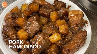 Easy Pork Hamonado Recipe  Hamonadong Baboy  Get Cookin [upl. by Tierza]