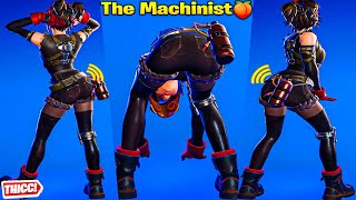 New Fortnite The Machinist Skin Showcase Thicc 🍑😍 Top Tiktok Emotes amp Dances 😘 Battle Pass Outfit😜 [upl. by Airotal]