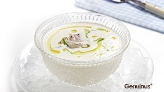 Ajo blanco con tartar de corvina [upl. by Llert]