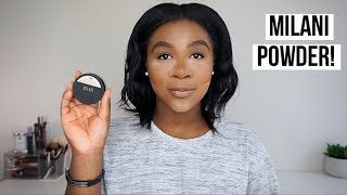 NEW Milani Make It Last Setting Powder l Review [upl. by Calendra]