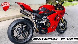 MOTO GP SOUND🔥 Ducati Panigale V4S  Full Titanium Spark Exhaust  BST Rapid Tek Carbon Fiber Wheels [upl. by Kobe]