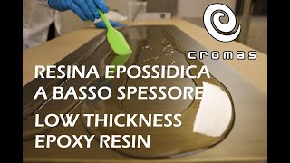 Resina Epossidica da Colata Professionale  Applicazione su legno e altre vernici [upl. by Noicnecsa]