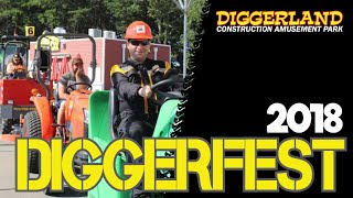 Whats New for Diggerfest 2018  Diggerland USA Construction Theme Park in New Jersey [upl. by Enak659]