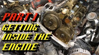 20112016 Ford F150 35L Ecoboost Timing Set Replacement Part 1 Getting Inside the Engine [upl. by Sofko]