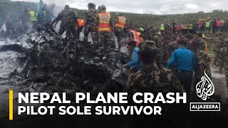 Nepal plane crash At least 18 people dead at airport in Kathmandu [upl. by Mandler165]