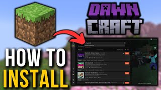 How To Install DawnCraft Mod In Minecraft 2024  Full Tutorial [upl. by Alimac]