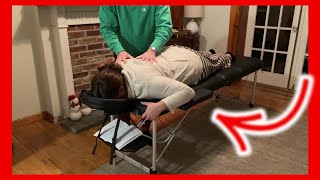 High Quality Portable Massage Table My Wife Loves it [upl. by Enatan]