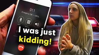 When A Prank 911 Call Leads Straight to Arrest and JAIL  Karen Arrested [upl. by Enyallij]