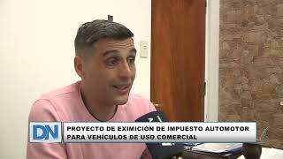 PRESENTAN PROYECTO DE EXIMICIÓN DE IMPUESTO AUTOMOTOR PARA VEHÍCULOS DE USO COMERCIAL [upl. by Siffre]