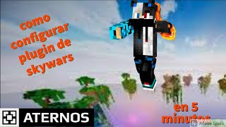 Como configurar el plugin de skywars aternos skywars en tu server 18  112 en 5 minutos 2021 [upl. by Ecnerrot]