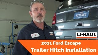 2011 Ford Escape Trailer Hitch Installation [upl. by Haem]