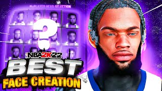 NEW BEST DRIPPY FACE CREATION TUTORIAL IN NBA 2K22 LOOK LIKE A DRIBBLE G0D [upl. by Ainevul]