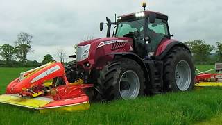 2018 McCormick X8660 Tractor With Pottinger Triple Mower Conditioner [upl. by Asaeret844]