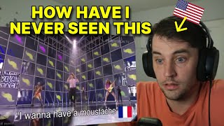 American reacts to EUROVISION for the first time [upl. by Ahsinej316]