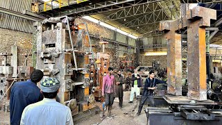 Process of Making 23000KG Rebar Mill in Pakistani Workshop [upl. by Cho]