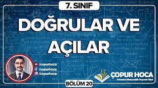 7 Sınıf Matematik  Doğrular ve Açılar 20Bölüm [upl. by Asum]