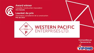 CCA National Safety Award Recipient 2021 Western Pacific Enterprises [upl. by Sueddaht]