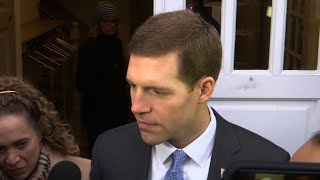 Democrat Conor Lamb Votes in PA Special Election [upl. by Arinaid844]