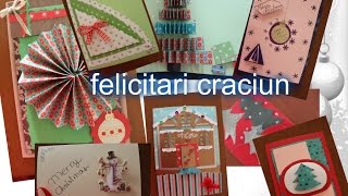 Top 10 felicitări handmade CRĂCIUN 🎁🎉😙 [upl. by Hales65]