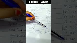 RBI Grade B Salary  Exam Priority [upl. by Eliza]